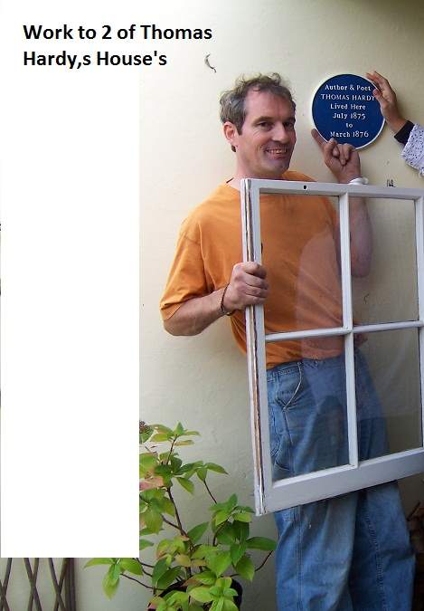 Thomas Hardy with window Thomas Hardy with window